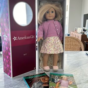 American girl Doll Kit with box and 2 paperback books